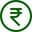 Indian Rupee Currency Icon